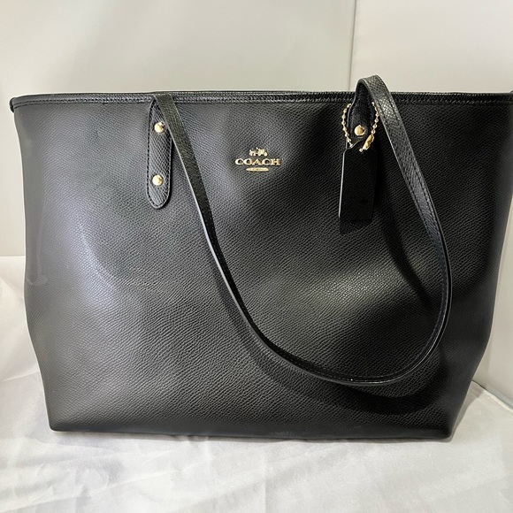 Coach Black City Tote - Picture 2 of 5
